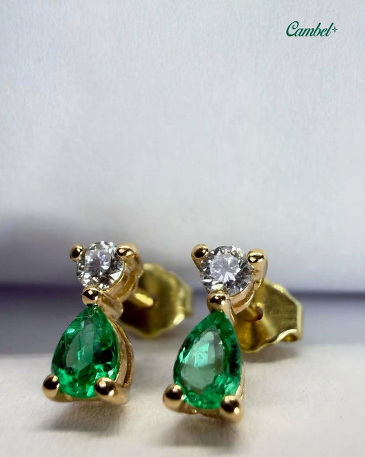 Par_de_aretes_gota imperial_Oro_18k_y_Esmeraldas_2